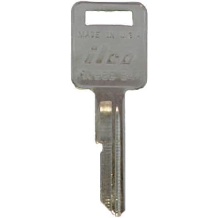 Dormakaba B44-P 1.6 x 0.1 in. Ilco Plastic Head Key Blank E-Keyway, 5PK 838847